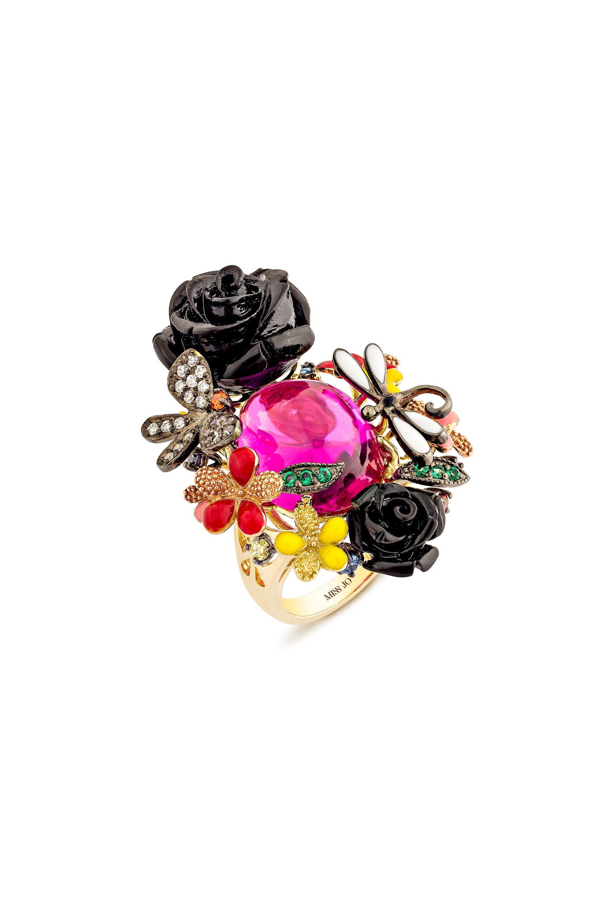 Twilight Flower Cocktail Ring