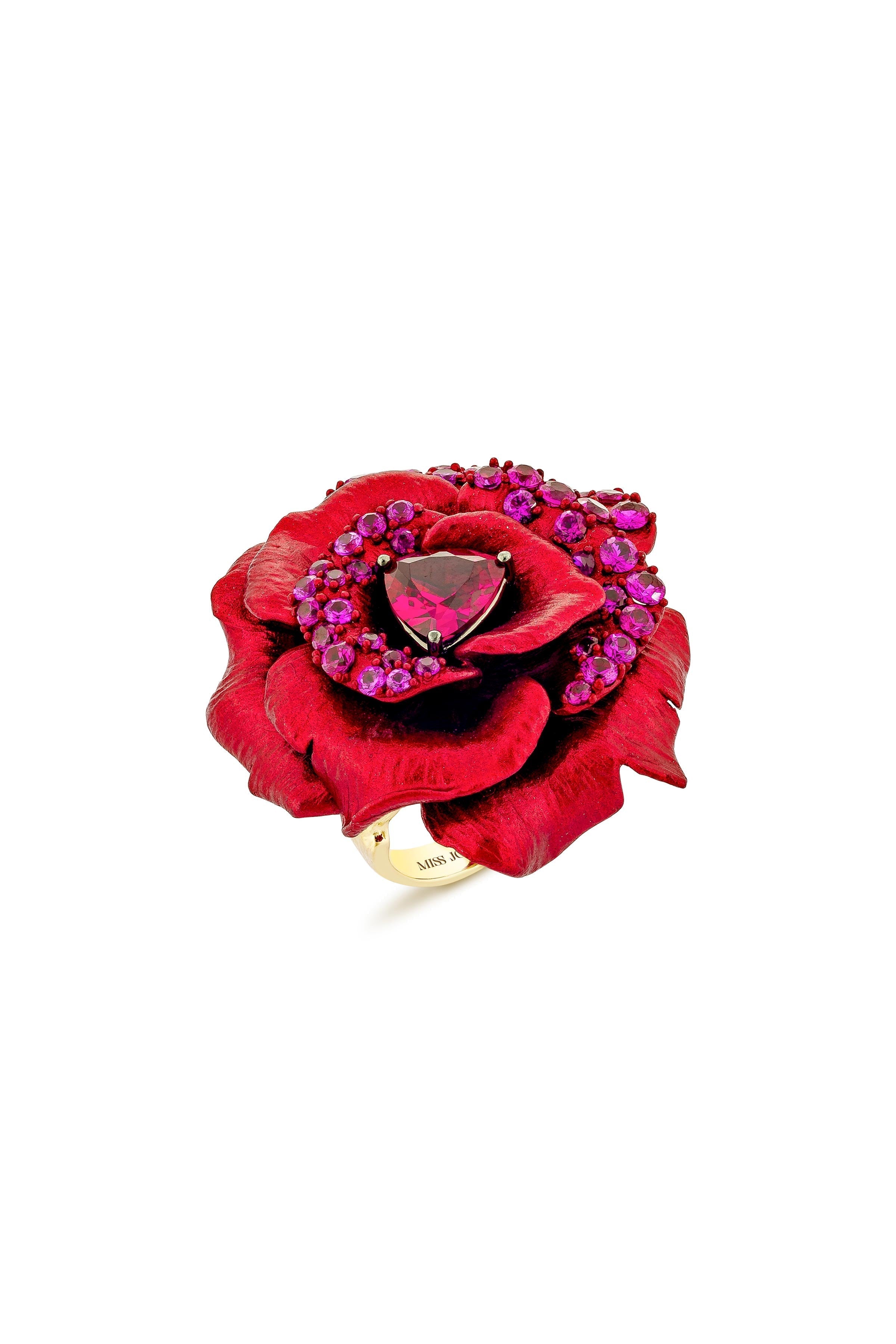 Vintage Rose Garden Cocktail Ring