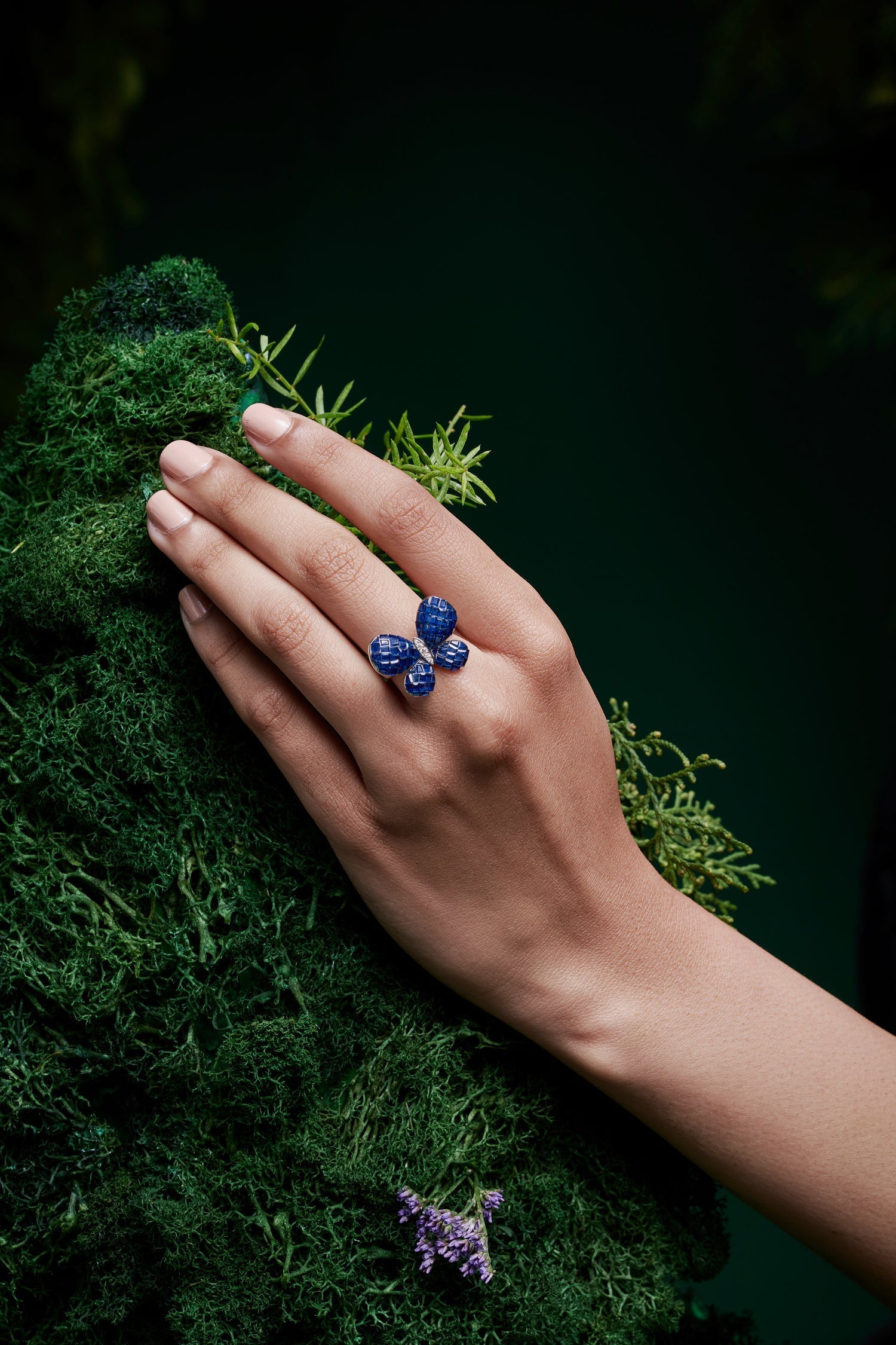 Fluttering Wings Cocktail Ring