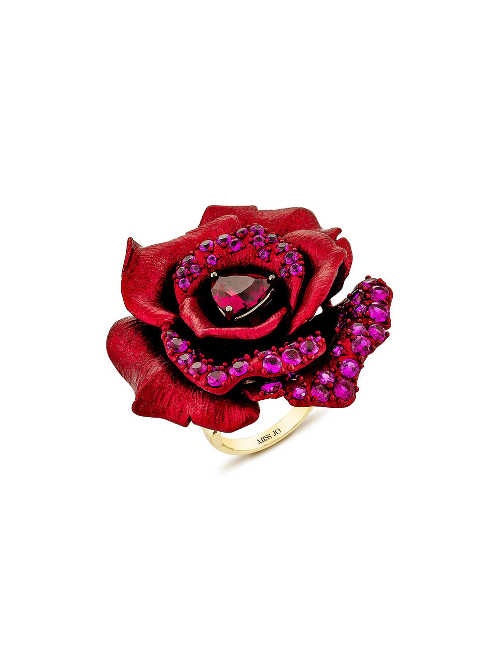 Majestic Rosa Gleam Cocktail Ring
