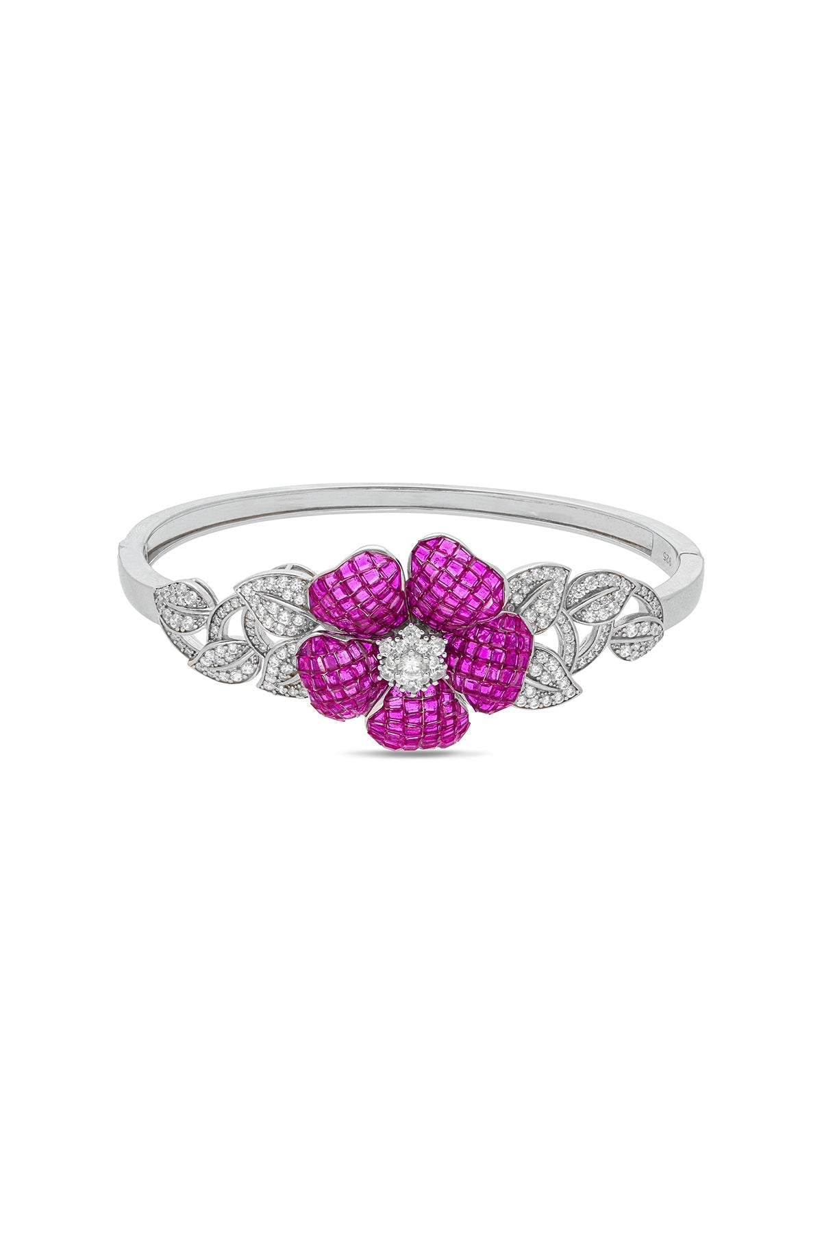 Enchanted Grove Blossom Cuff Bracelet