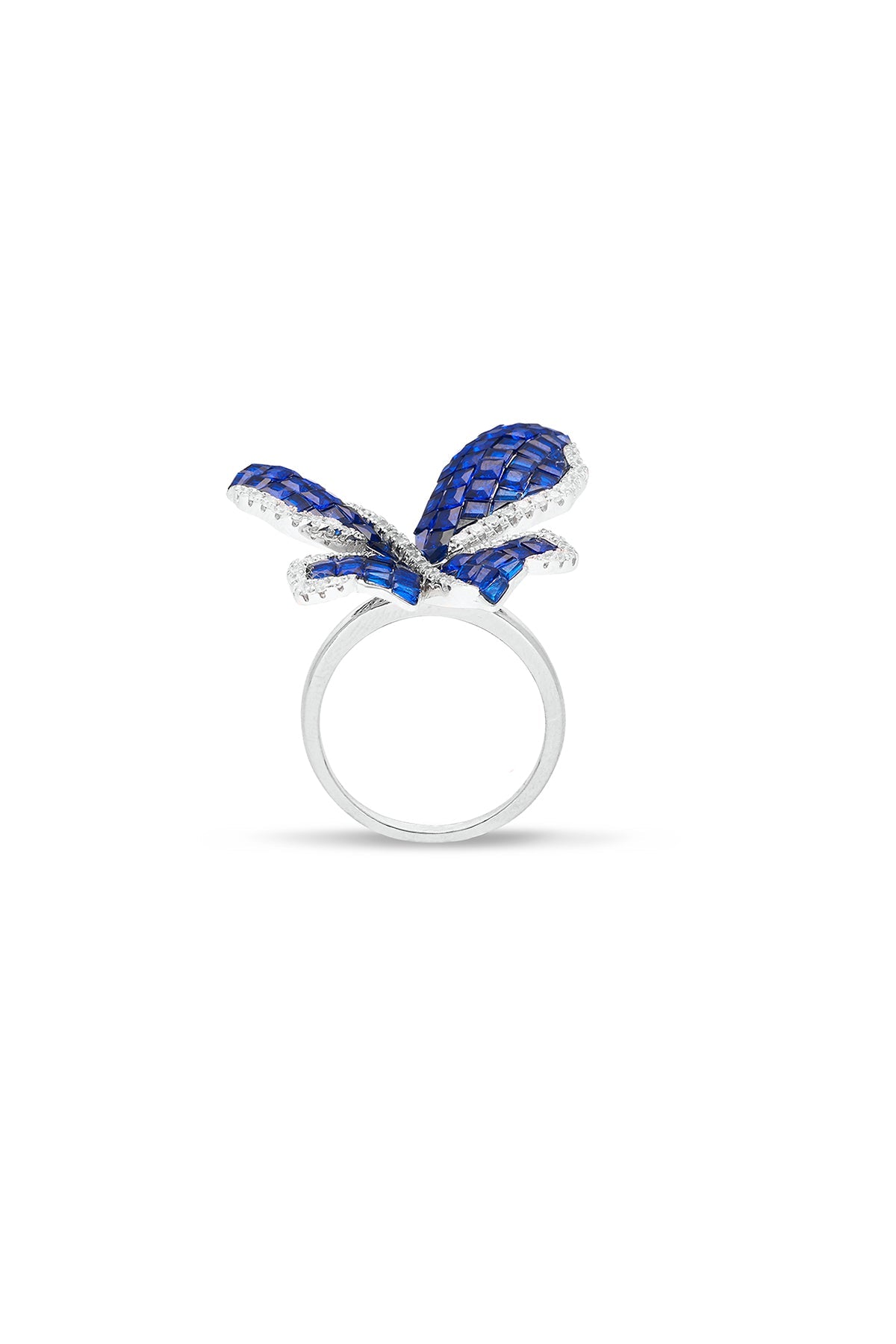 Morpho Butterfly Cocktail Ring