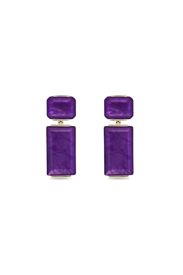 Geometric Prism Dangler Earrings