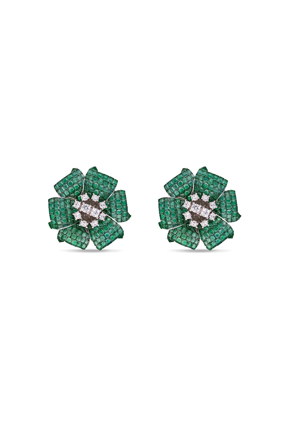 Mystical Petal Cascade Studs Earrings