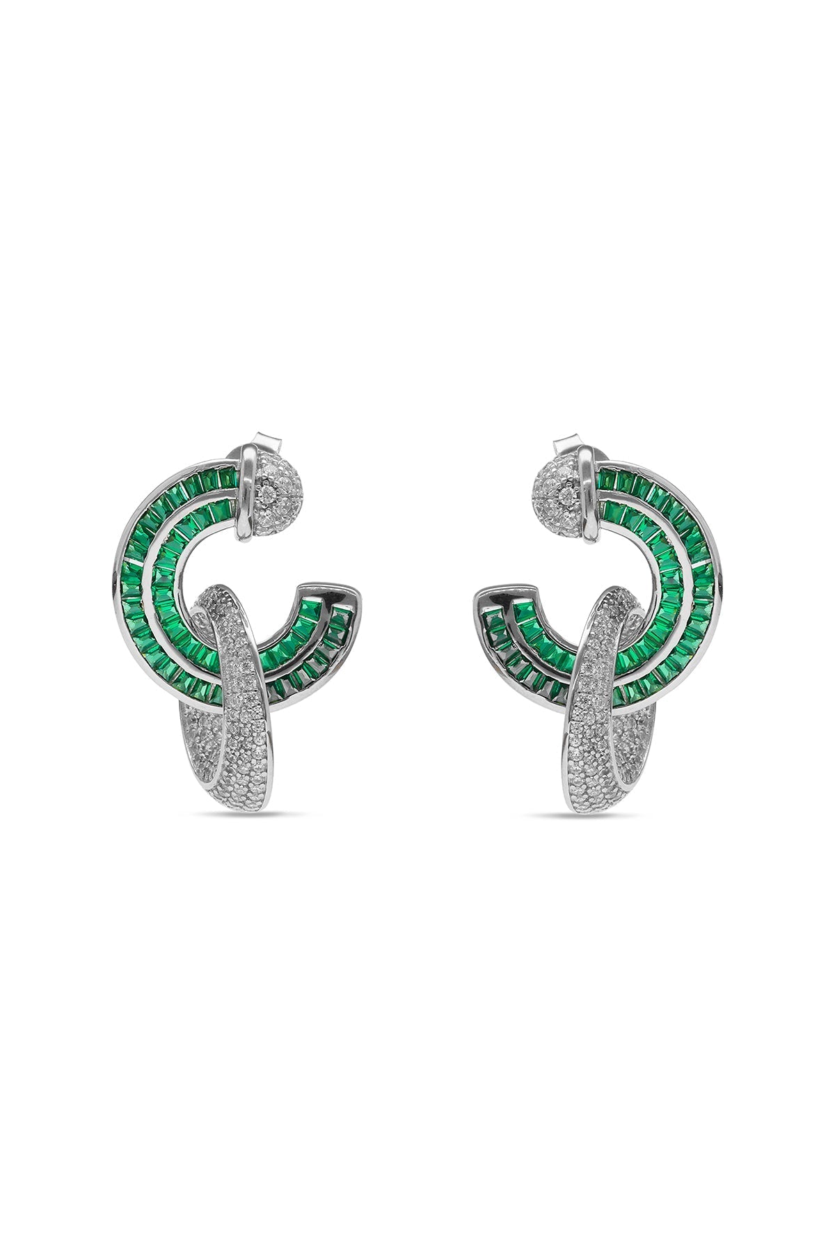 Forest Loop Dangler Earrings