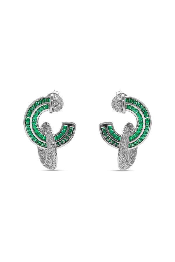 Forest Loop Dangler Earrings