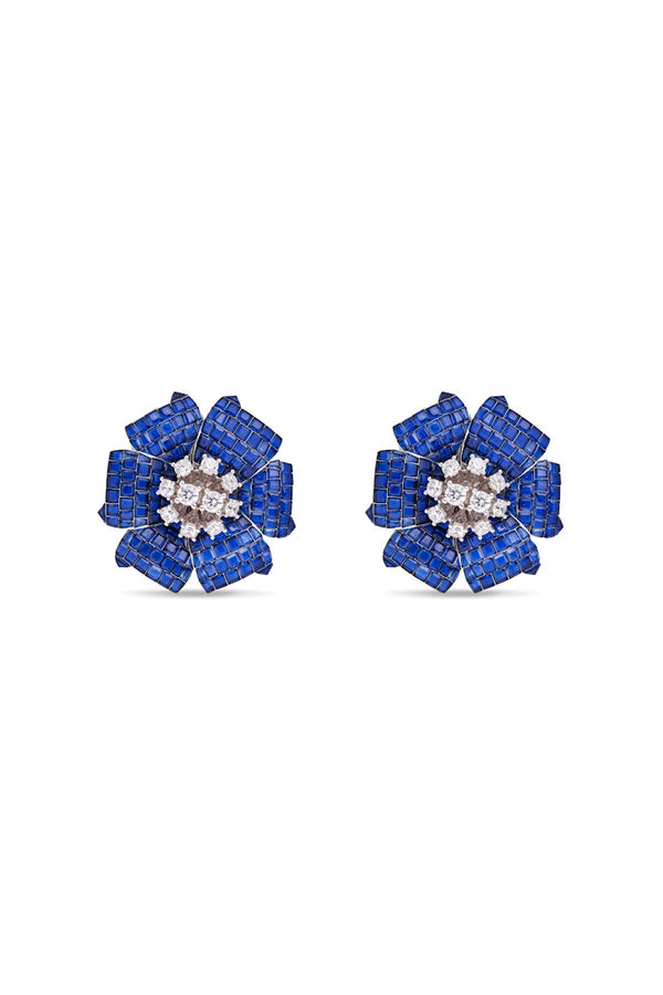 Mystical Petal Cascade Studs Earrings