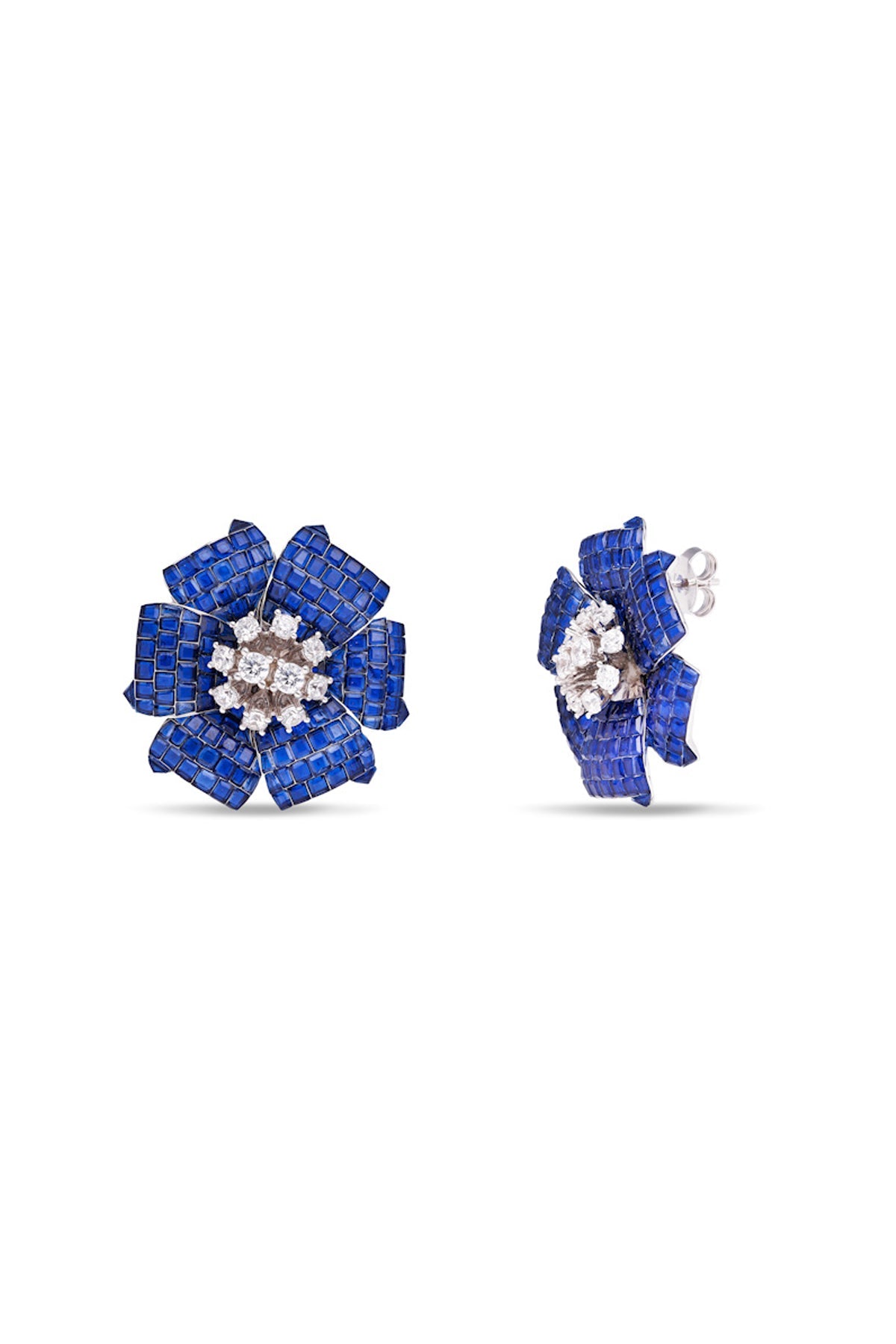 Mystical Petal Cascade Studs Earrings