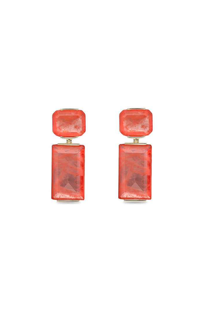 Geometric Prism Dangler Earrings