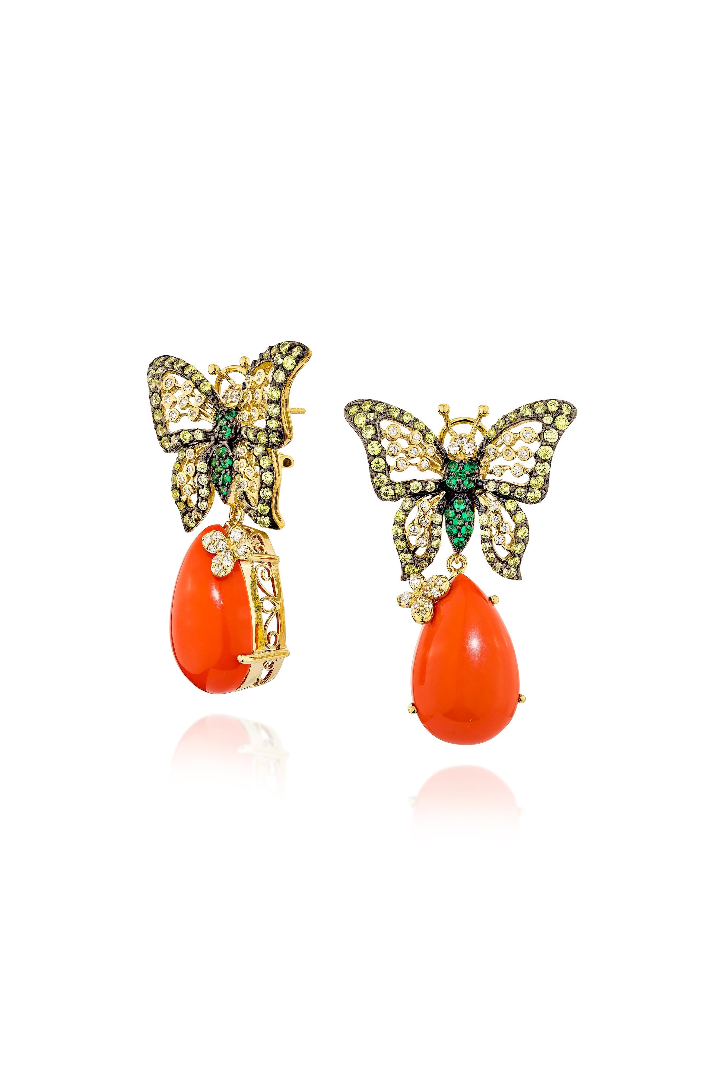 Wings Drop Earrings