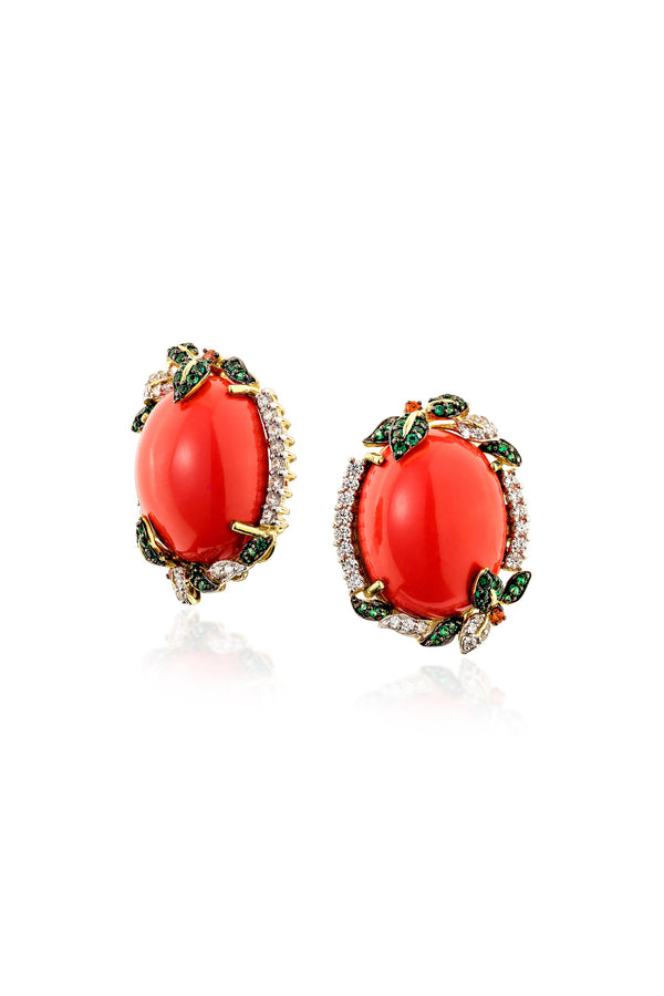 Vivid Bloom Stud Earrings
