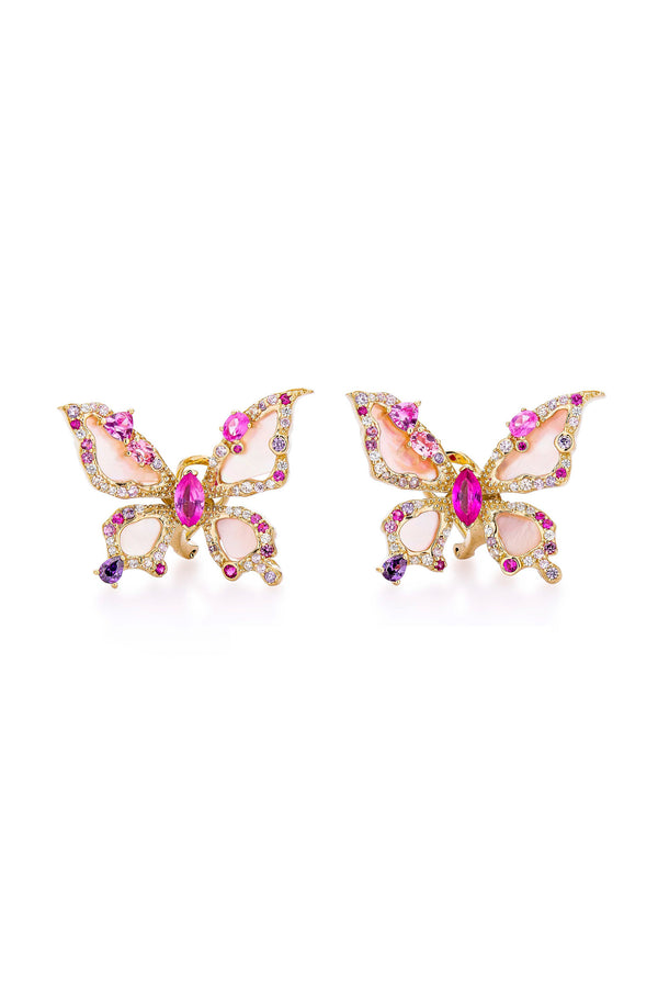Butterfly Serenade Stud Earrings 

