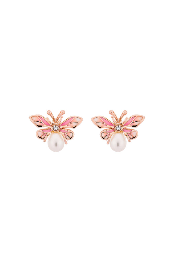 Mystic Butterfly Stud Earrings