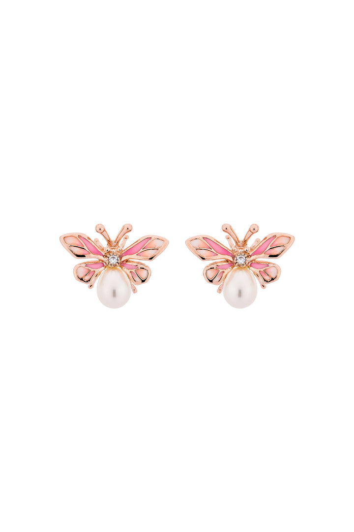 Mystic Butterfly Stud Earrings
