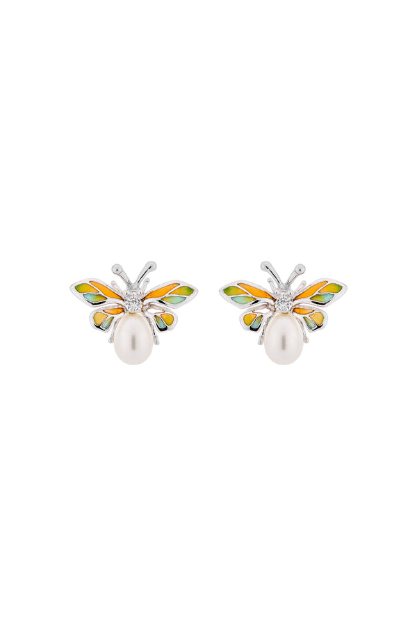 Mystic Butterfly Stud Earrings
