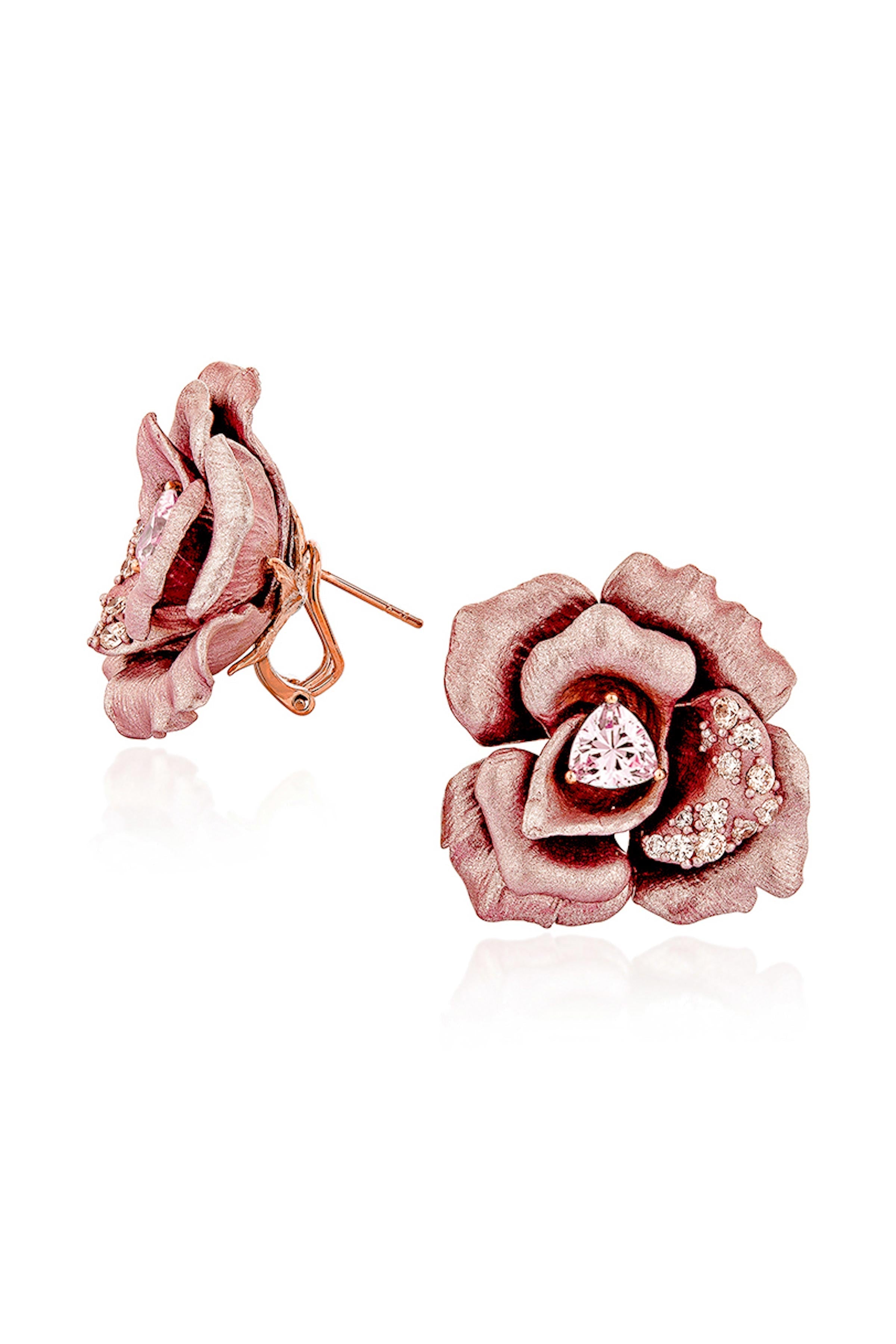 Vintage Rose Garden Earrings