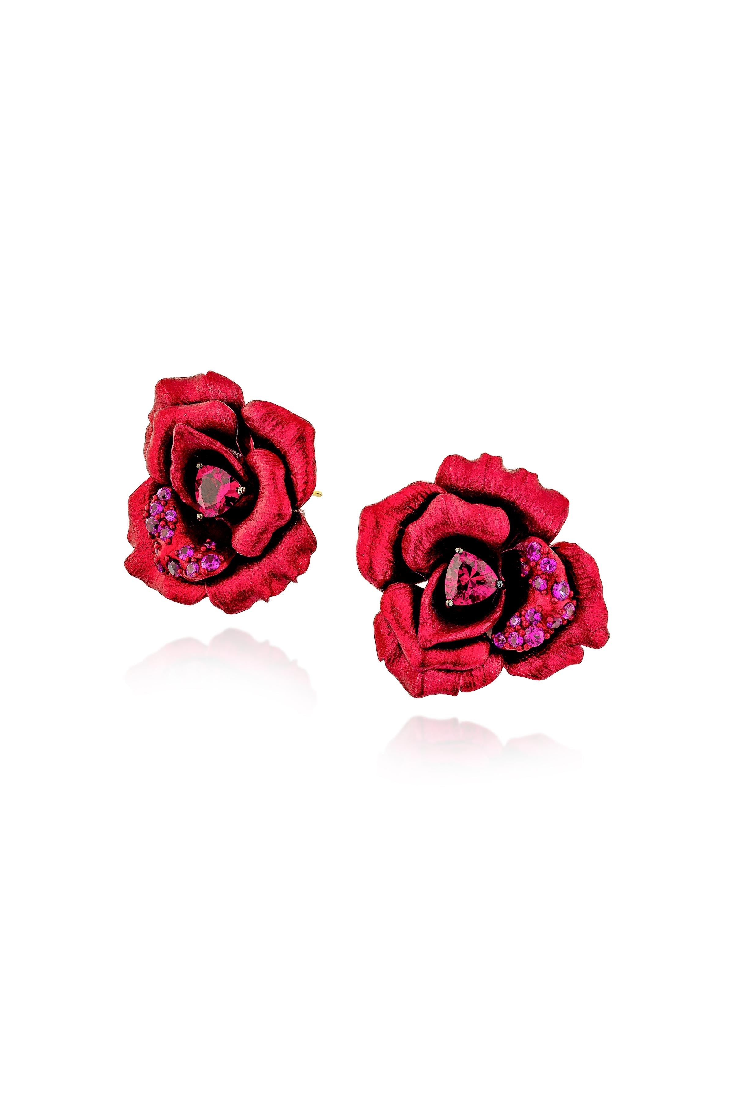 Vintage Rose Garden Earrings