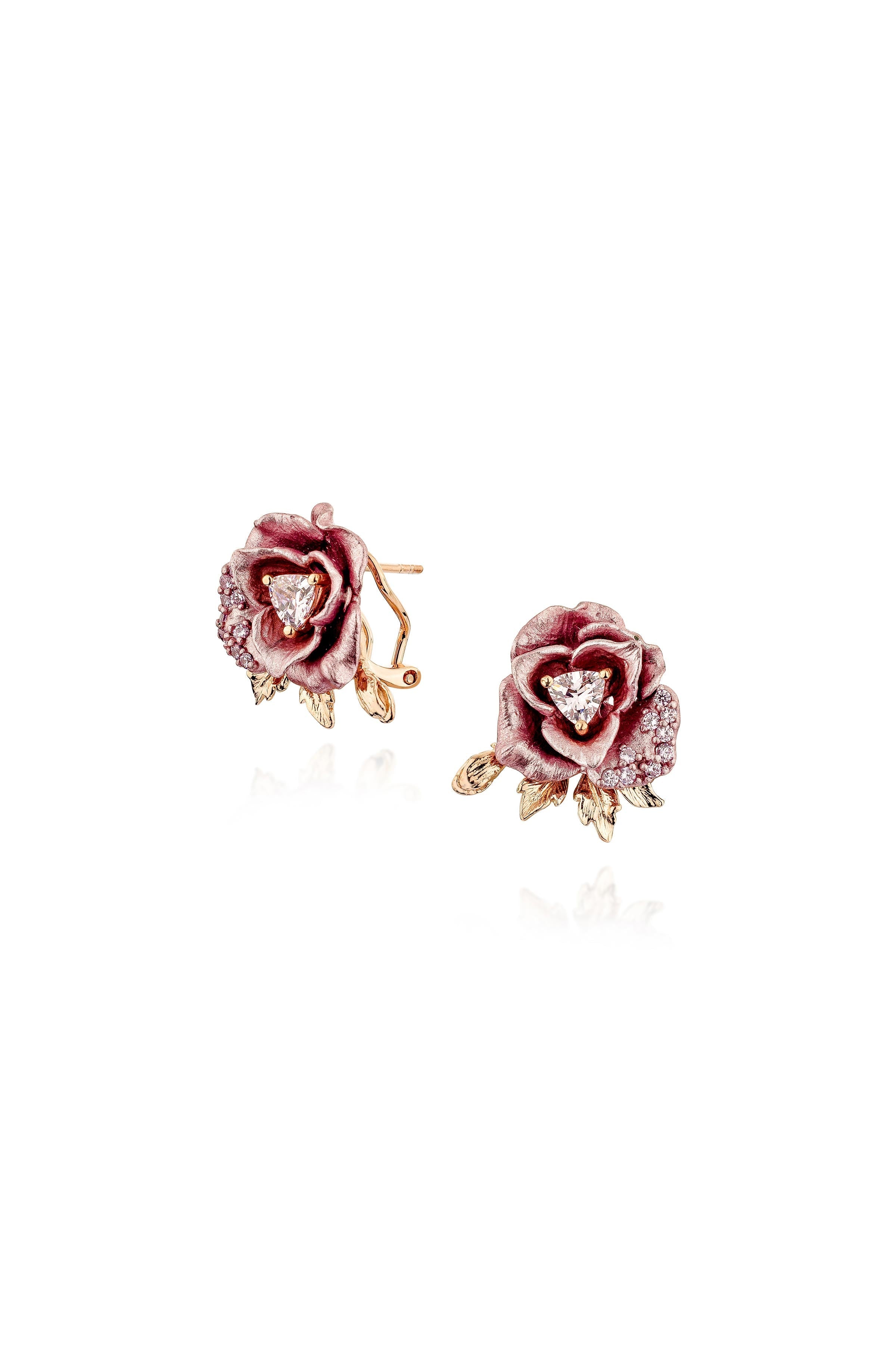 Enchanted Rosebud Earrings