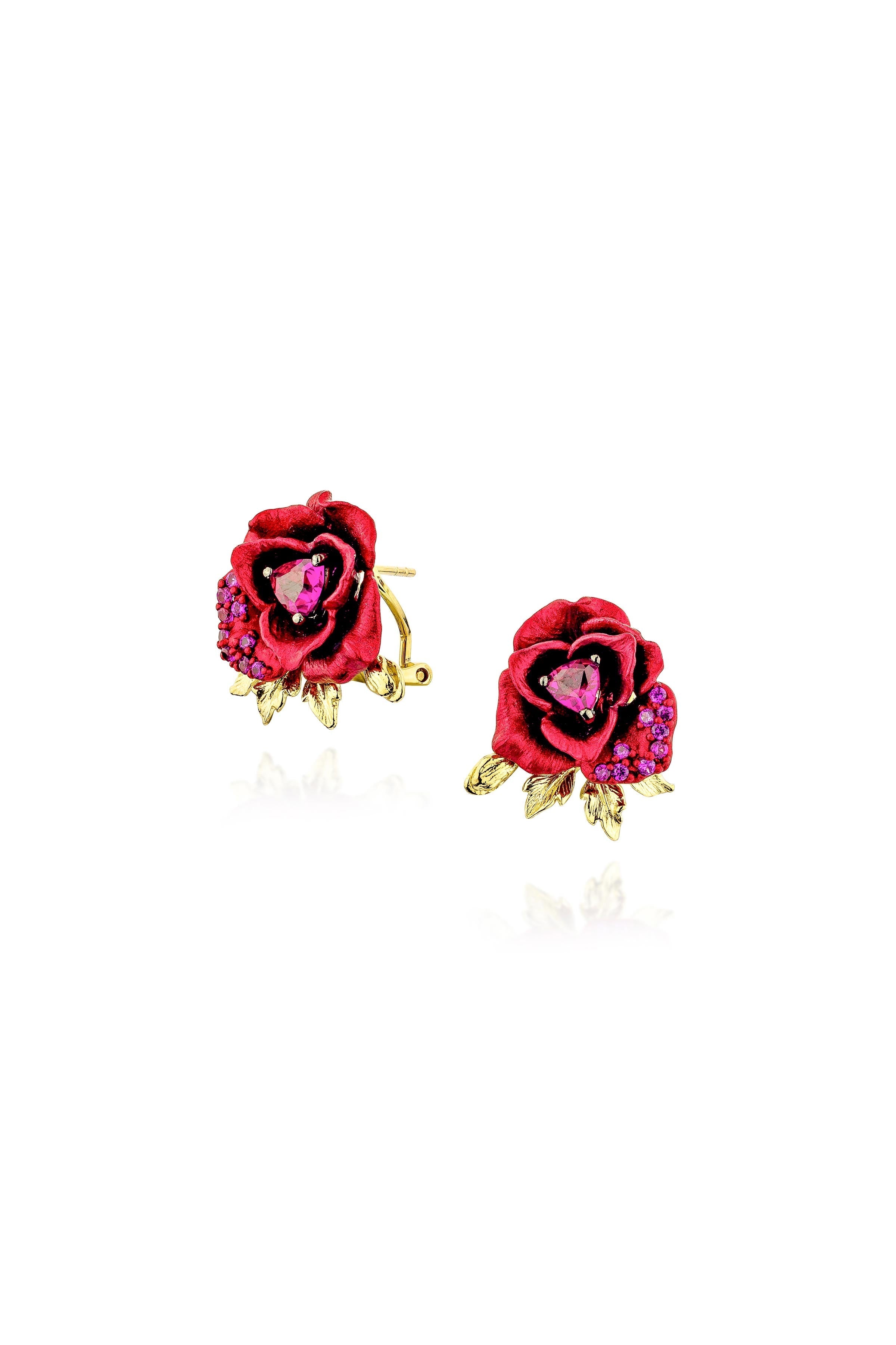 Enchanted Rosebud Earrings