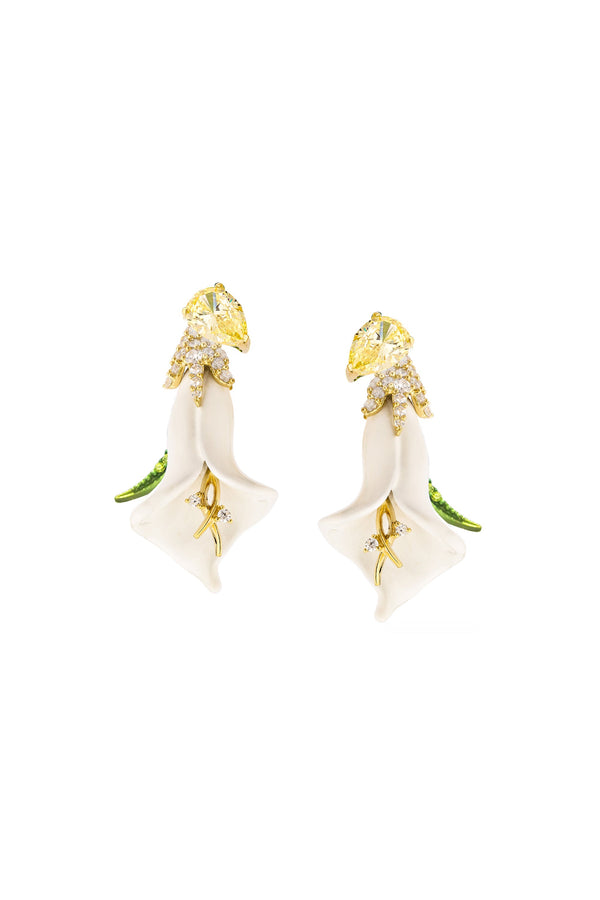 Lily Bloom Drop Earrings