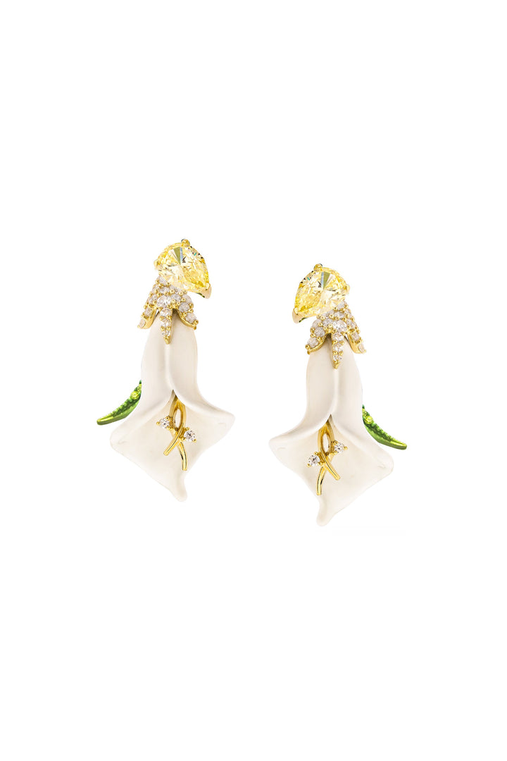 Lily Bloom Drop Earrings
