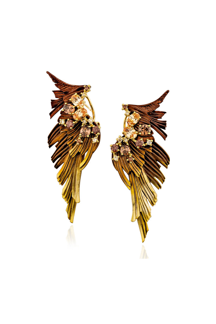 Aurora Wings Dangler Earrings