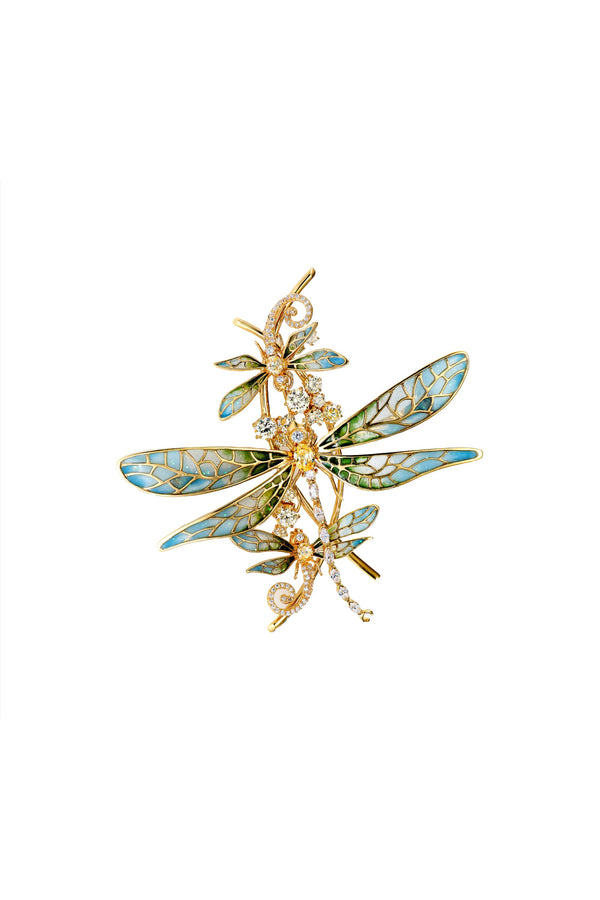 Emperor Dragonfly Statement Brooch