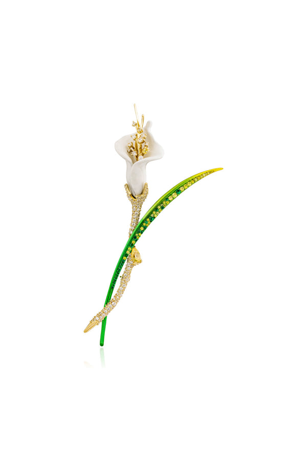 Eternal Lily Statement Brooch