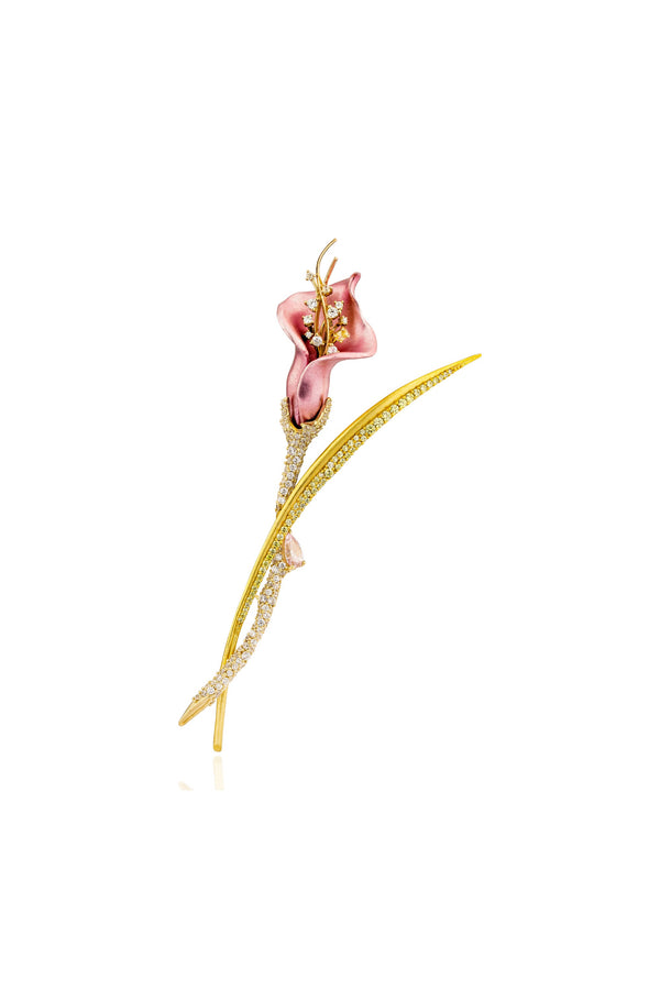 Eternal Lily Statement Brooch
