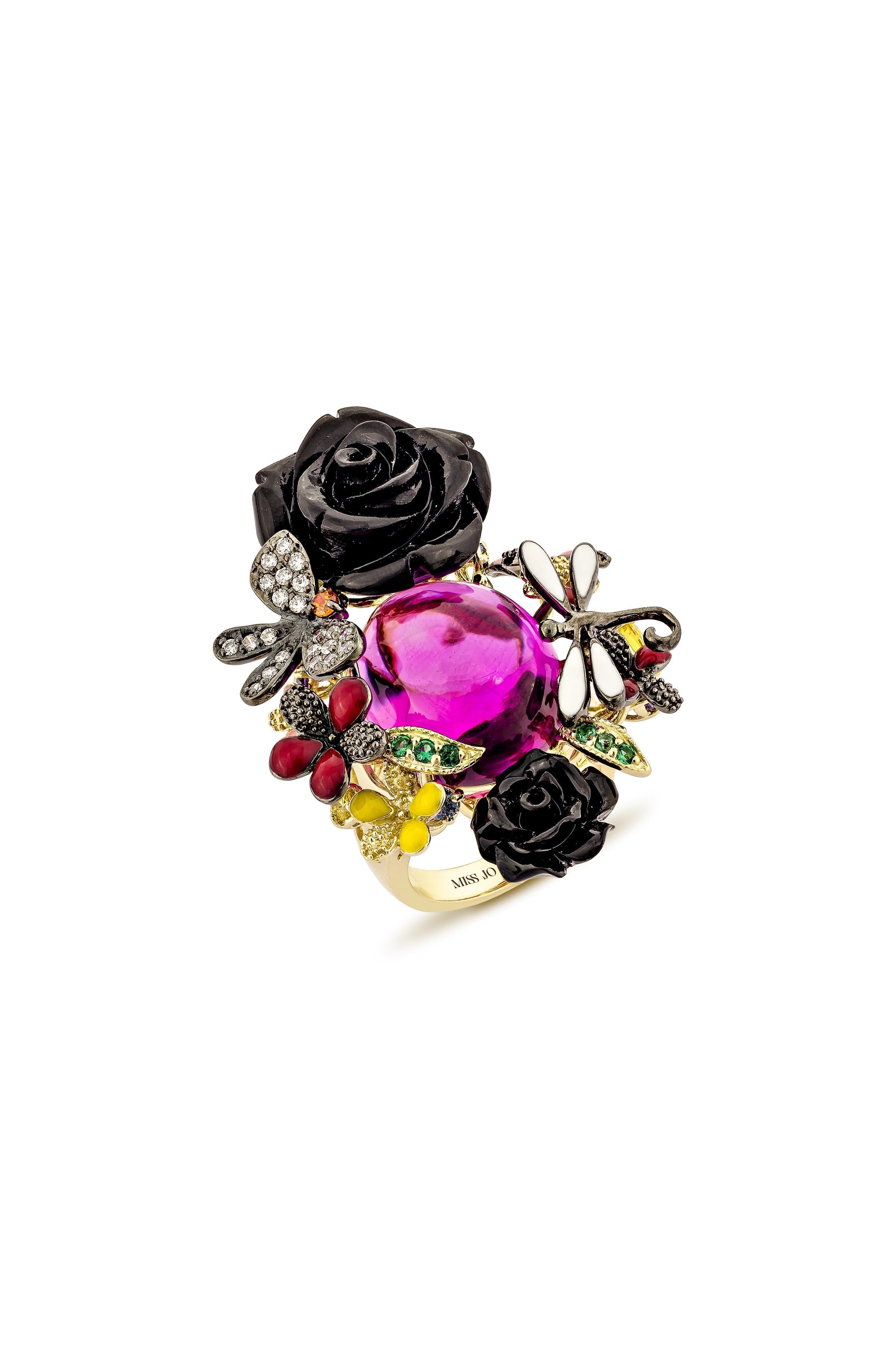 Twilight Flower Ring