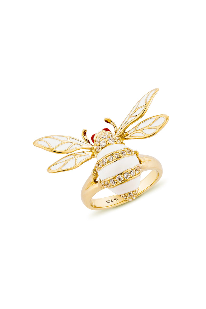 Majestic Bee Cocktail Ring