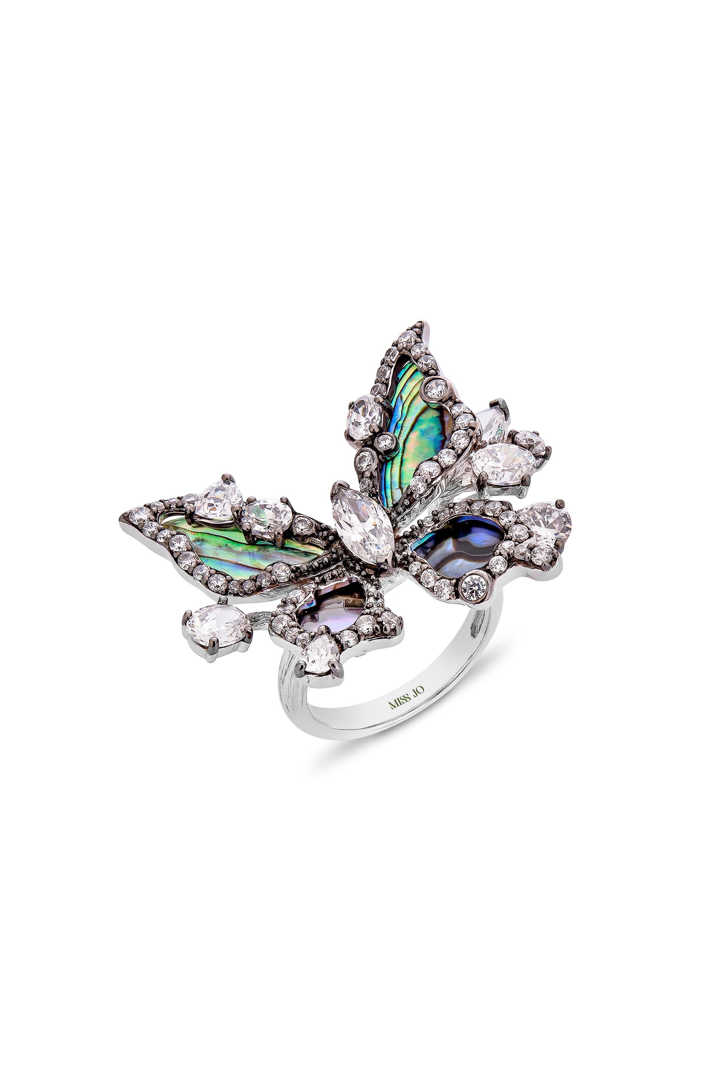 Butterfly Serenade Cocktail Ring