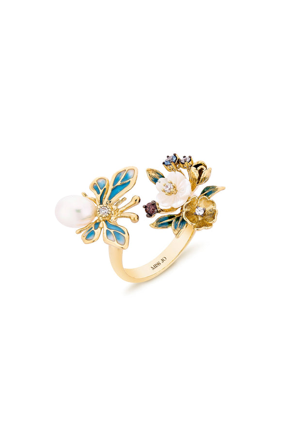 Wildflower Serenade Cocktail Ring

