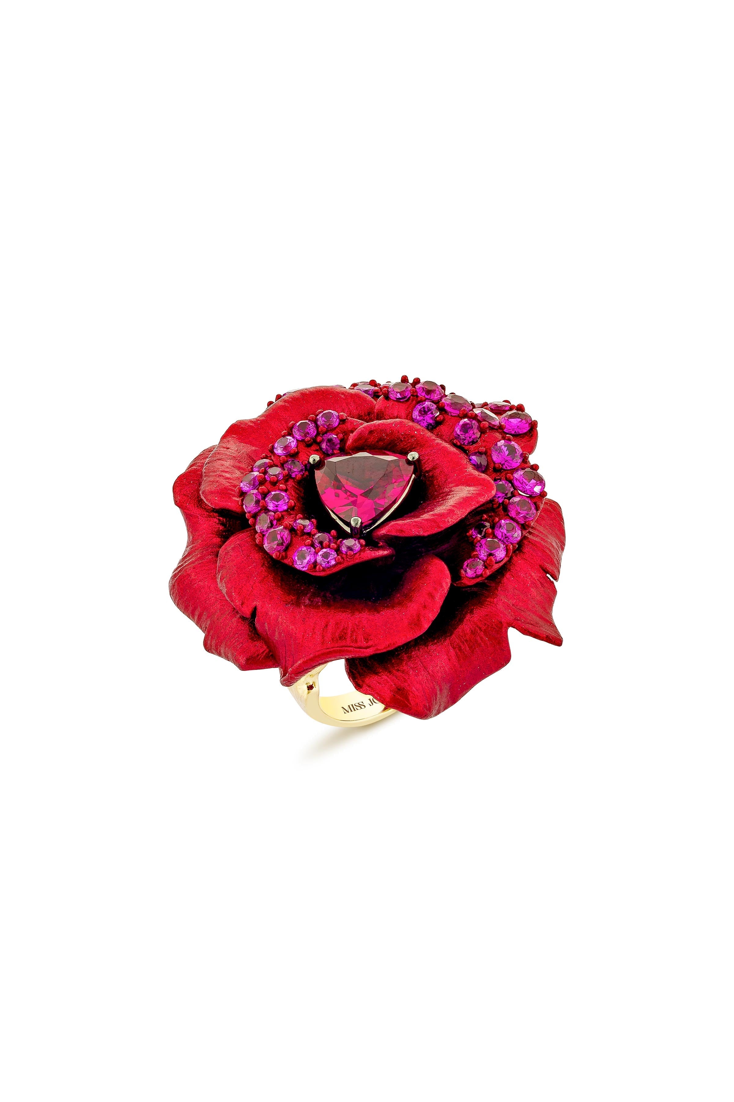 Vintage Rose Garden Cocktail Ring