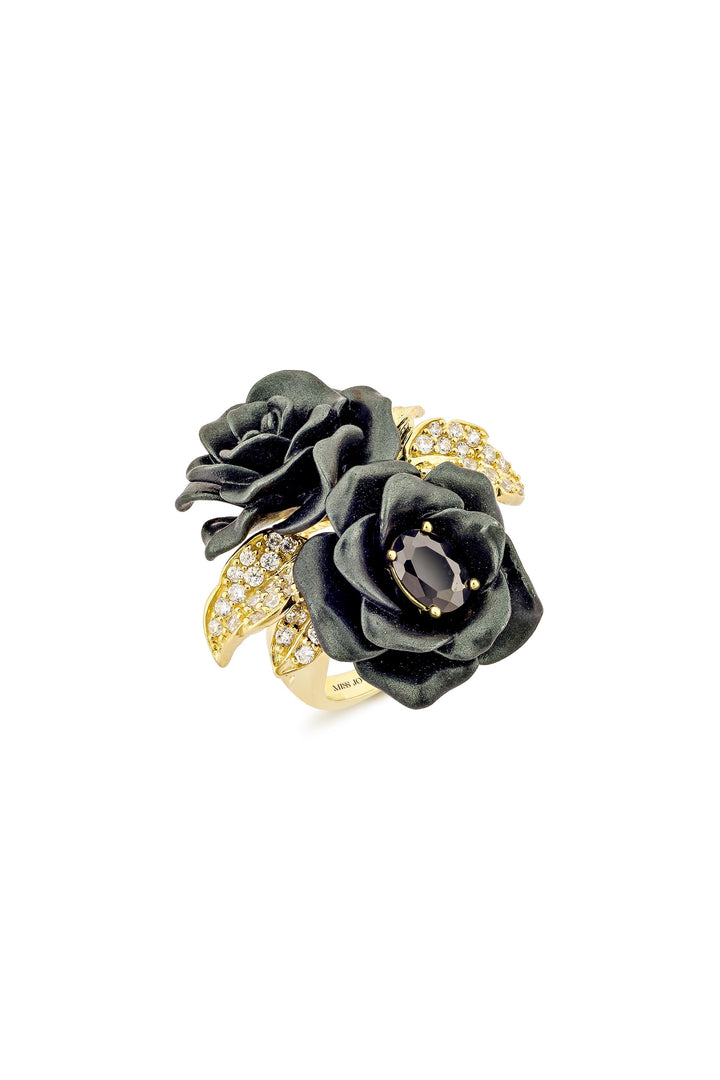 Mystic Rose Bouquet Cocktail Ring