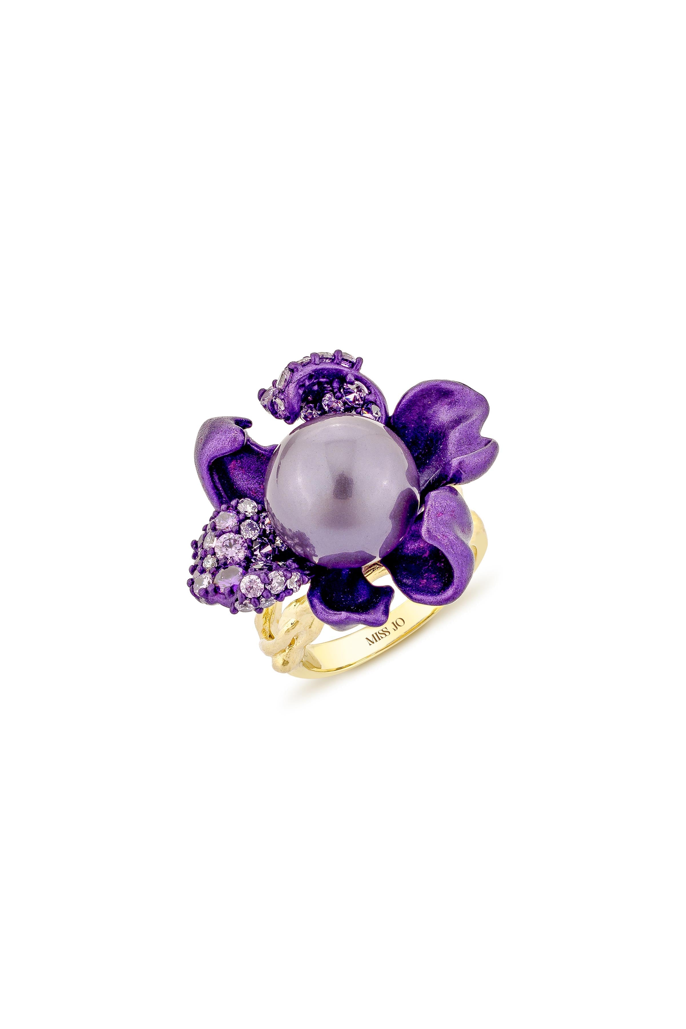 Royal Amethyst Bloom Ring