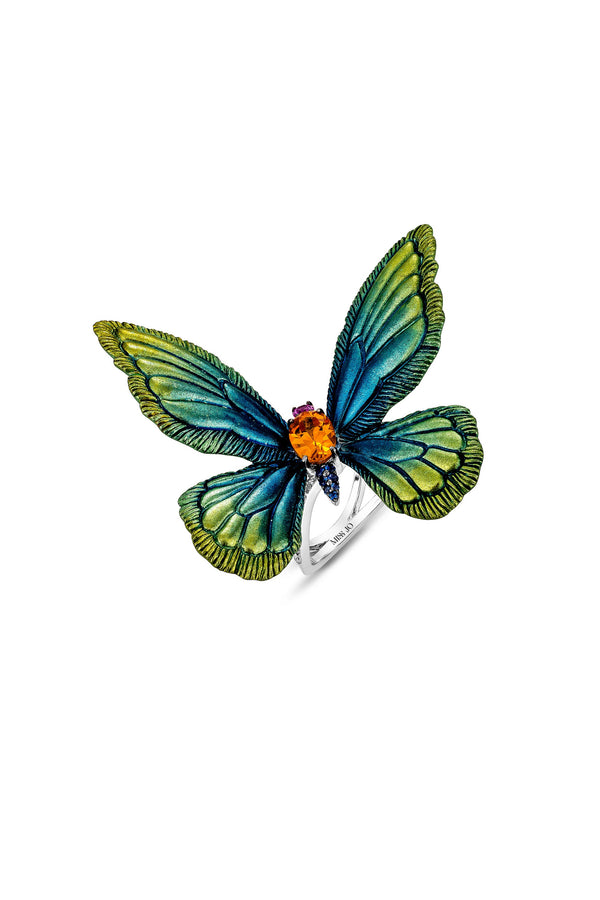 Mystic Butterfly Cocktail Ring
