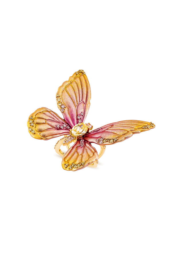 Mystic Butterfly Cocktail Ring