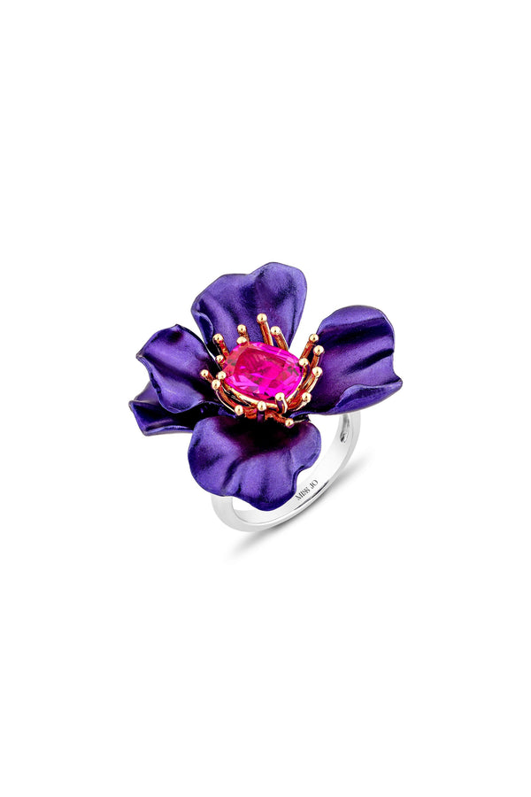 Wildflower Bloom Cocktail Ring 
