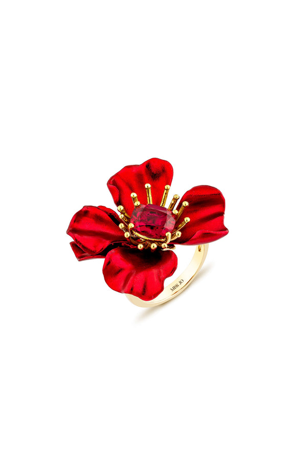 Wildflower Bloom Cocktail Ring 
