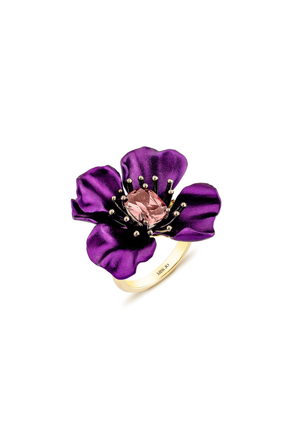 Wildflower Bloom Cocktail Ring 
