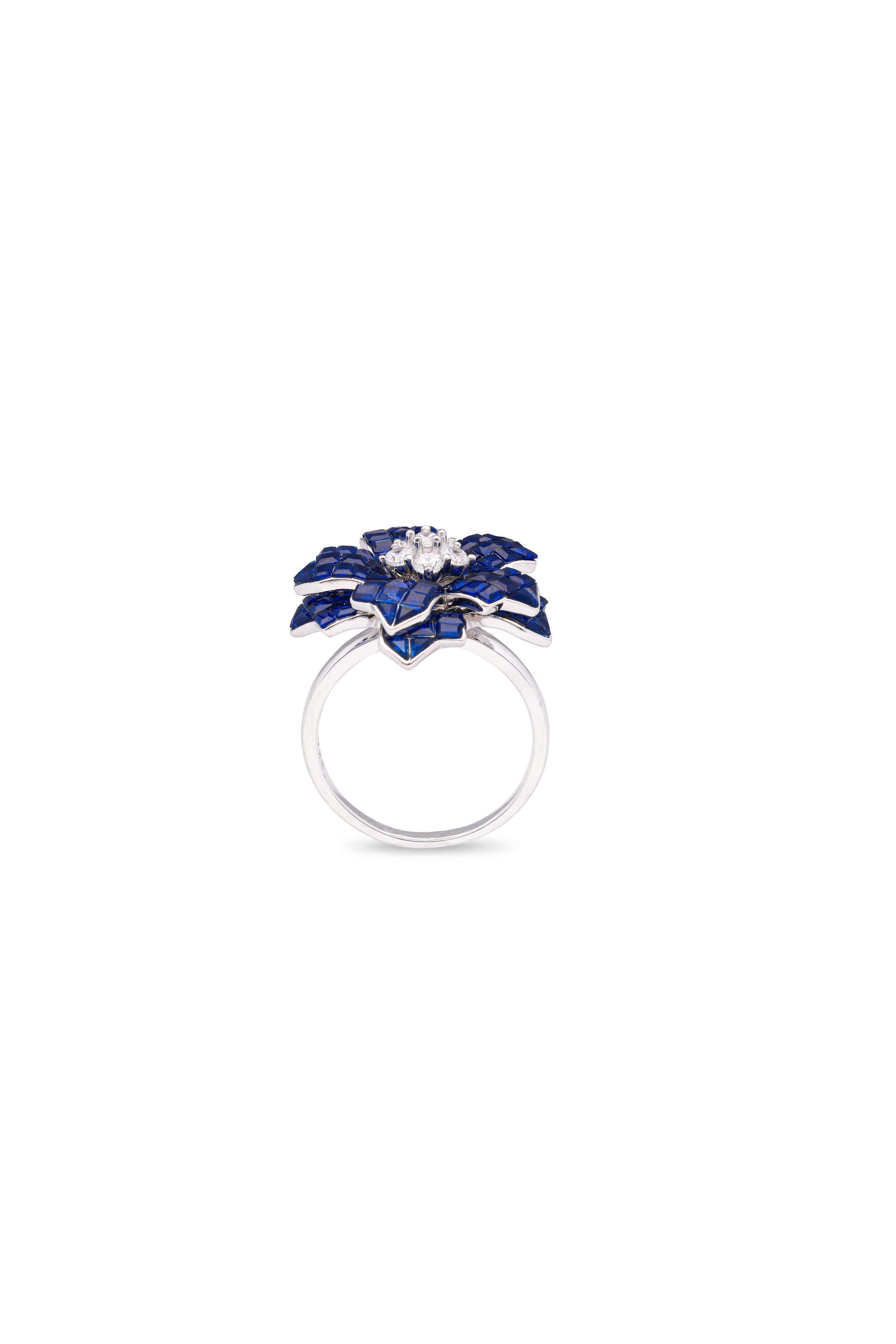 Starlit Blossom Ring