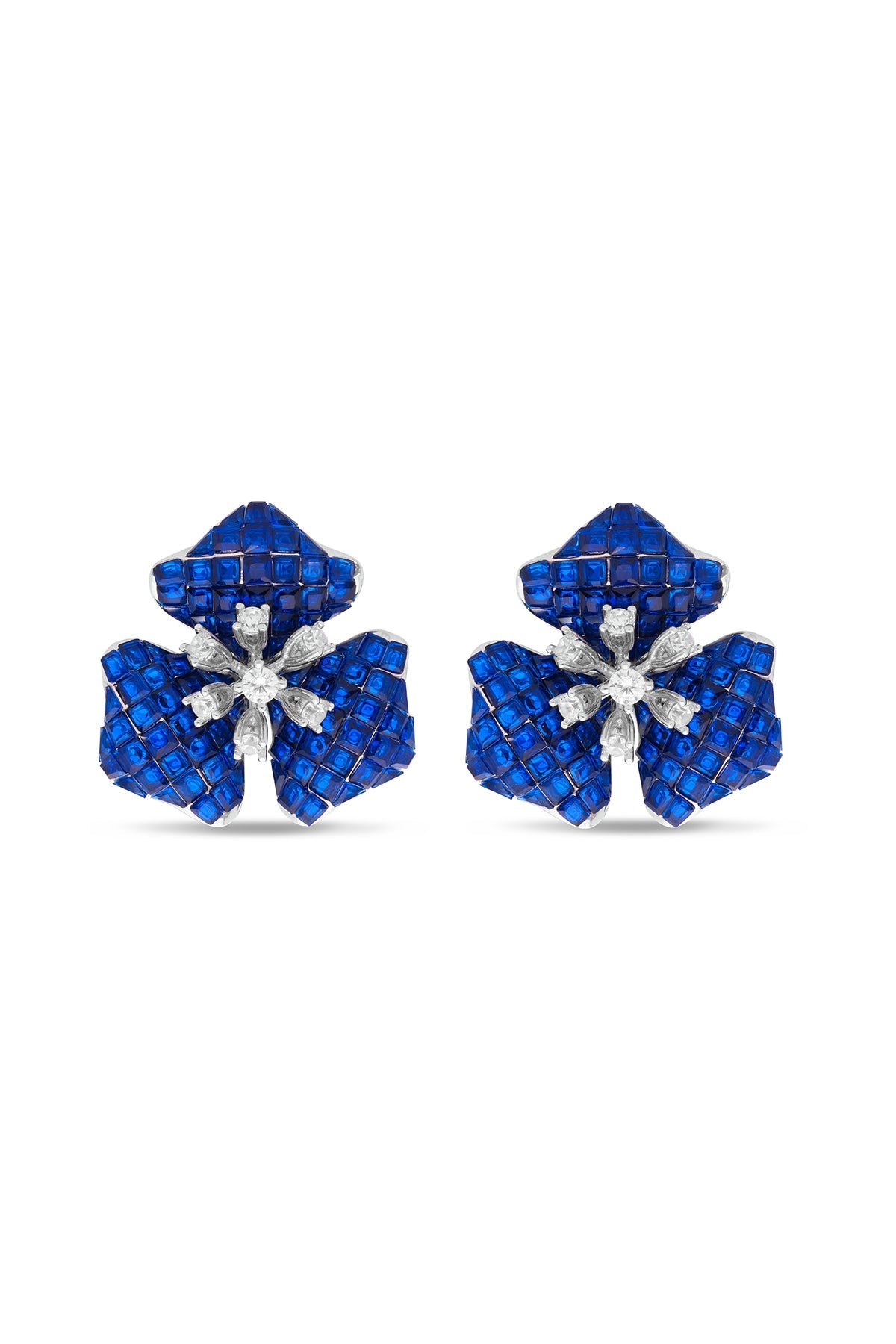 Ethereal Trillium Blossom Studs Earrings