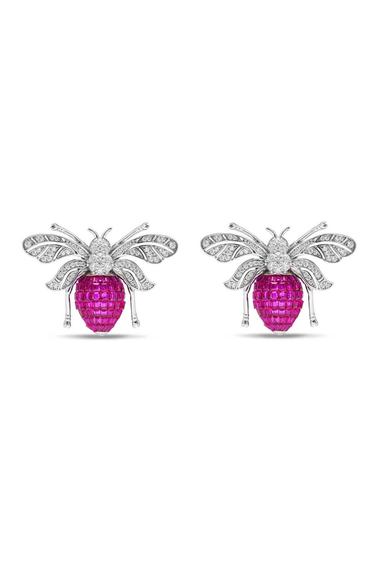 Enchanted Hive Honey Bee Studs Earrings