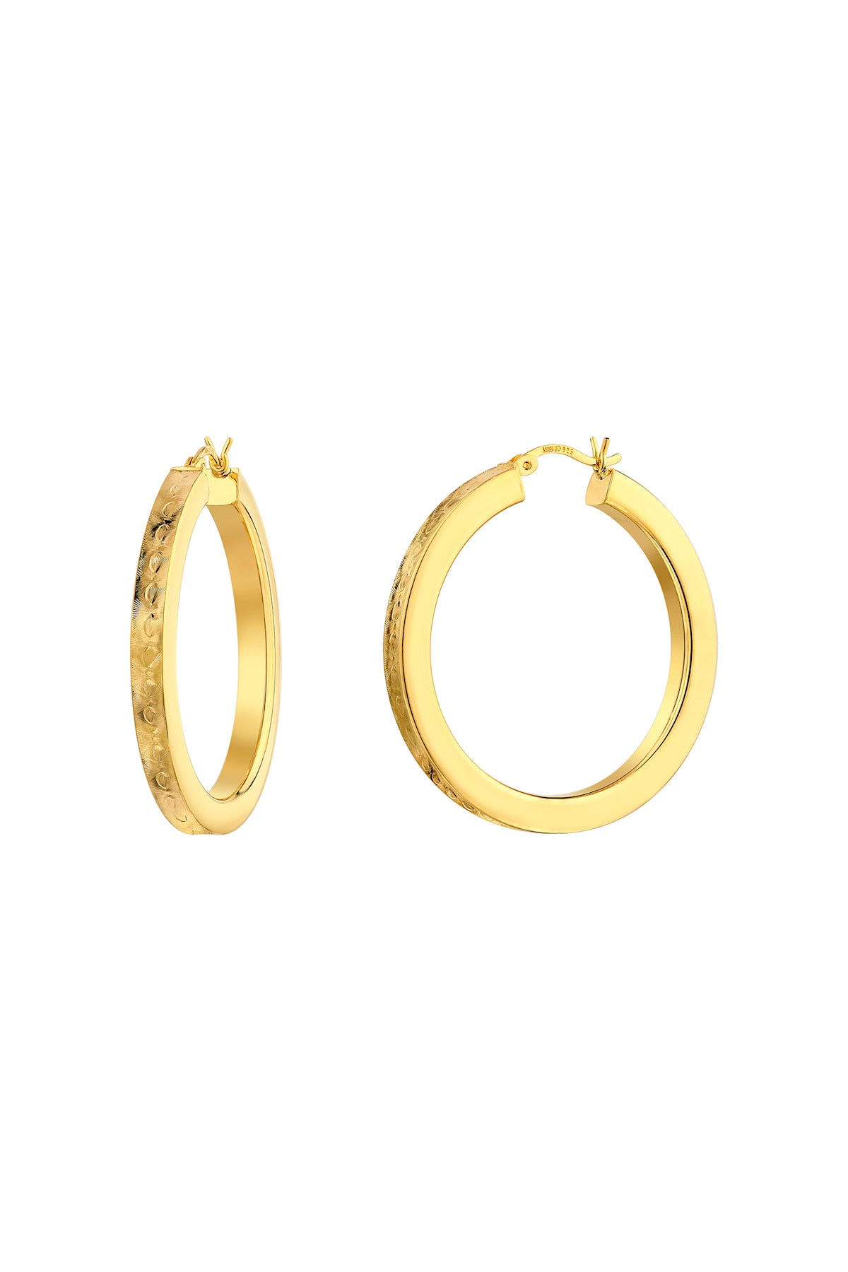 Sunburst Hoop Earrings