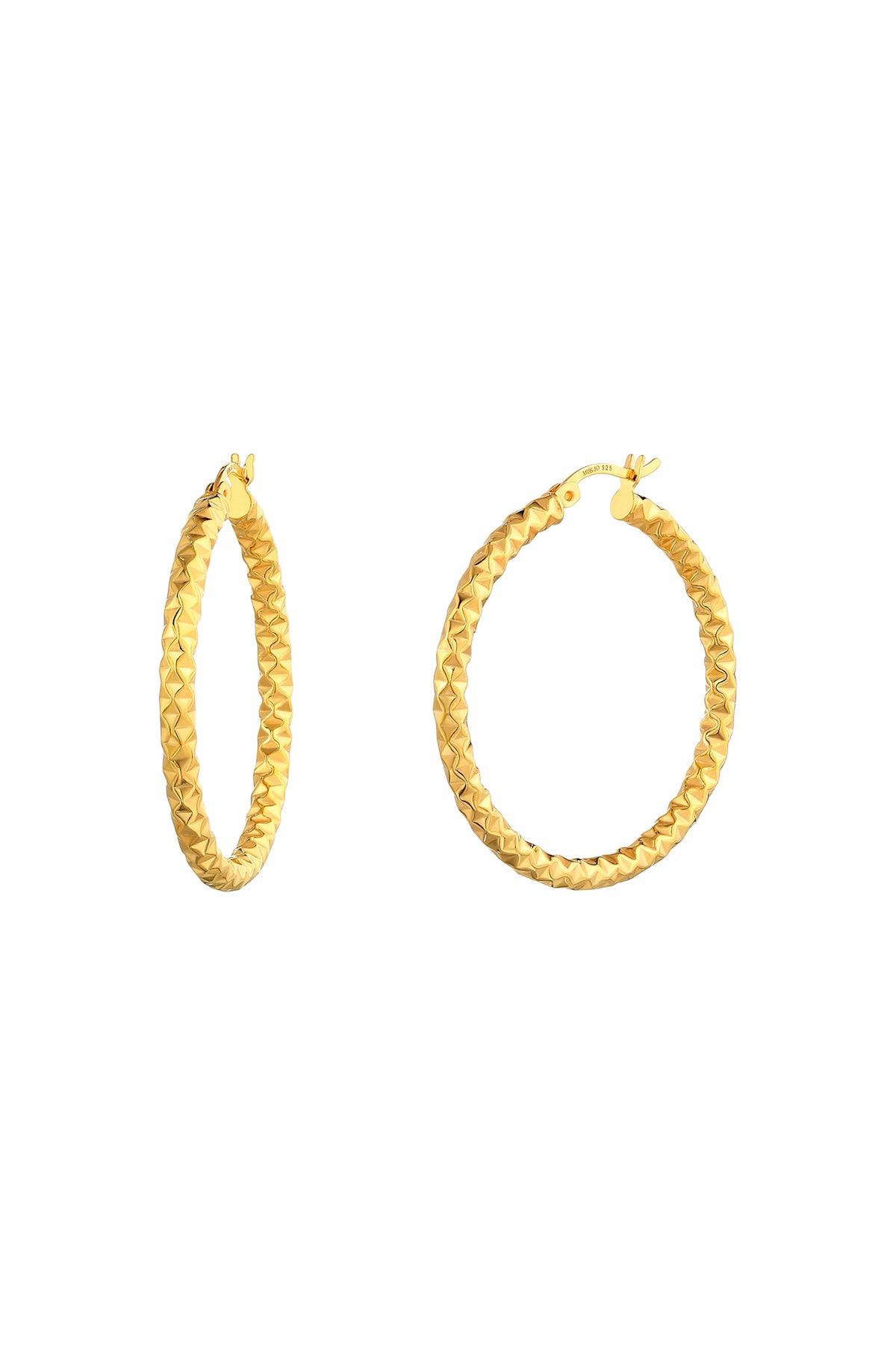 Ethereal Gold Hoop Earrings