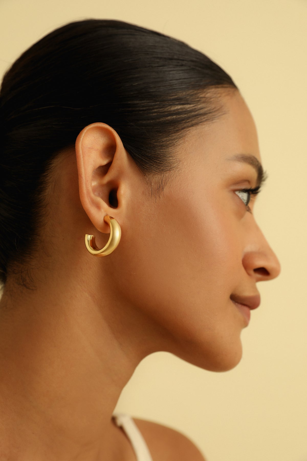 Chunky Small Hoop Earrings