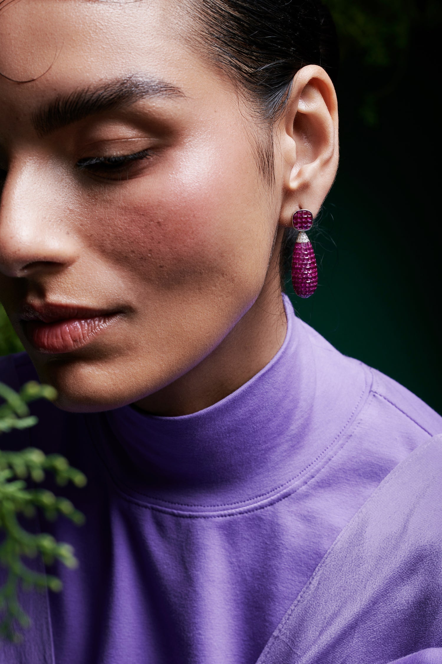 Raindrop Sparkle Dangler Earrings