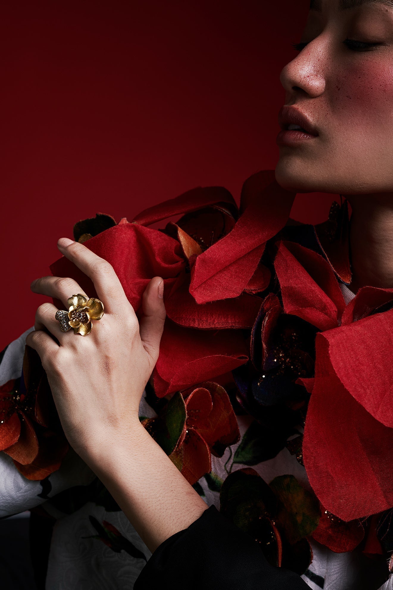 Opulent Magnolia Ring