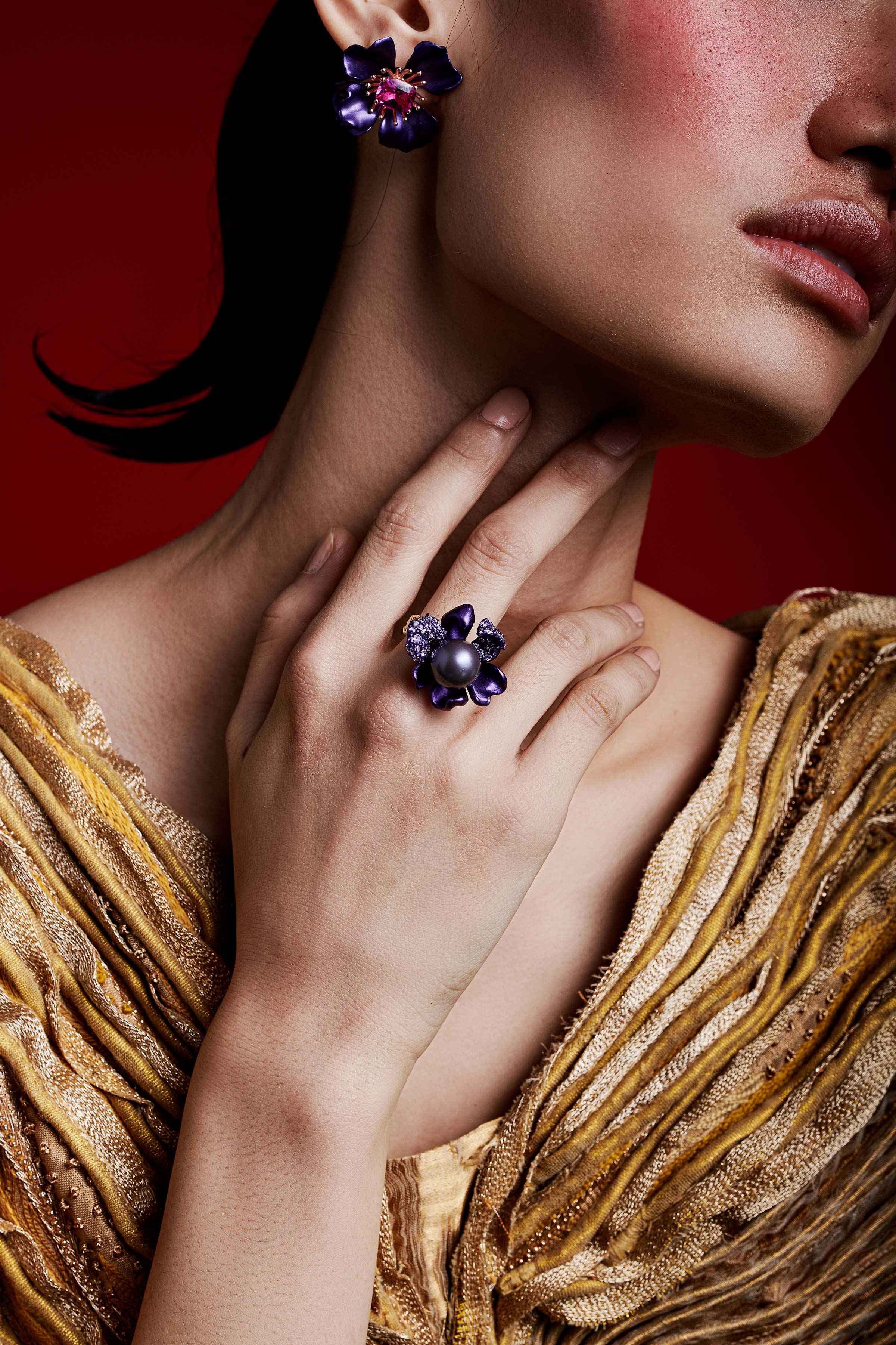 Royal Amethyst Bloom Ring